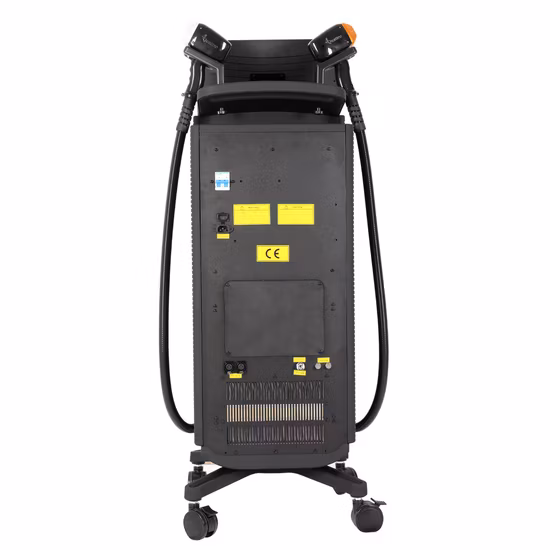 Máquina de depilación láser de diodo de hielo de titanio con mango doble de alta potencia