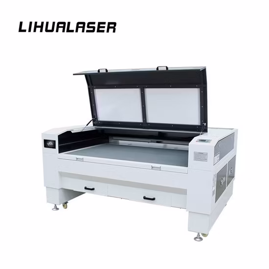 Lihua 1390 1610 Lazer Cutter 100w 150w 180w 260w 300w Espuma Plástico Textil Papel Mdf Cuero Acrílico Madera Tela Cnc Co2 Corte láser Máquina de grabado