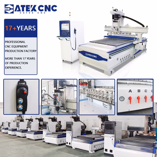 Enrutador de madera CNC CE 1325, máquina cortadora de grabado para carpintería, precio de enrutador CNC Atc